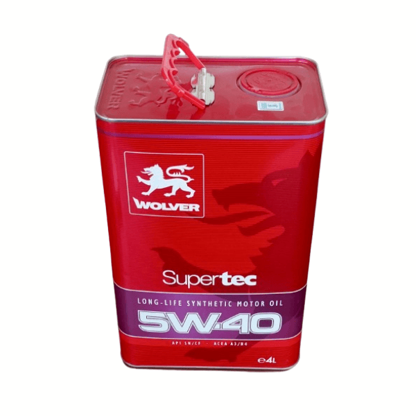 Wolver Supertec 5W-40 synthetic engine oil 4 Litres