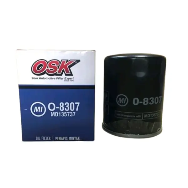 Mitsubishi Engine Oil Filter MD135737 OSK O-8307 - Image 1