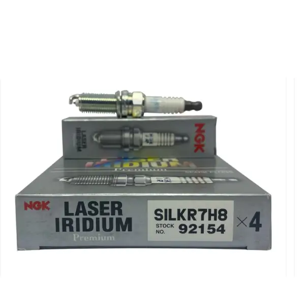 NGK 92154 SILKR7H8 Laser Iridium Spark Plug for Mercedes-Benz M272 Engines & Mitsubishi Eclipse Cross 4B40 - Image 1