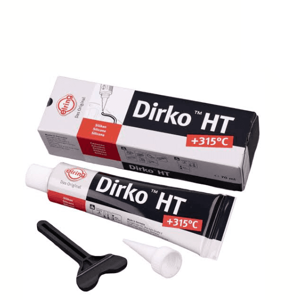 Elring Dirko HT Black Silicone Sealant +315°C – Part No. 006.553 – High-Temp, Sensor-Safe Gasket Maker available at Spares Mall Kenya - Image 1