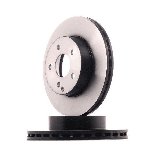 2044210012 NiBK Front Vented Brake Disc Rotor pair Mercedes-Benz C-Class W204 / S204 / C204