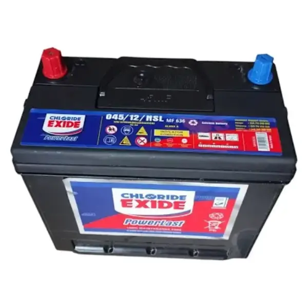 NS60L Chloride Exide PowerLast 045MF 12V 45AH (MF45B24L) Maintenance-Free Car Battery