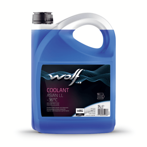 Wolf Blue Coolant Asian LL 5L –36°C P-OAT Coolant