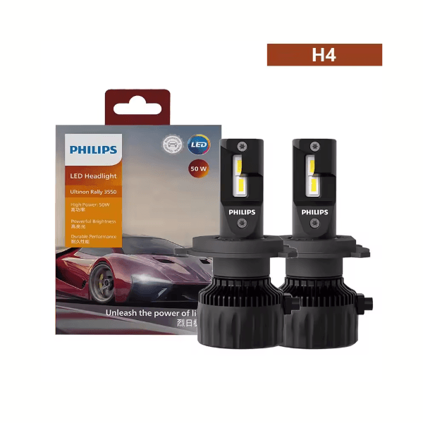Philips Ultinon Rally 3550 H4 LED Headlight Bulb – 100W 12–24V