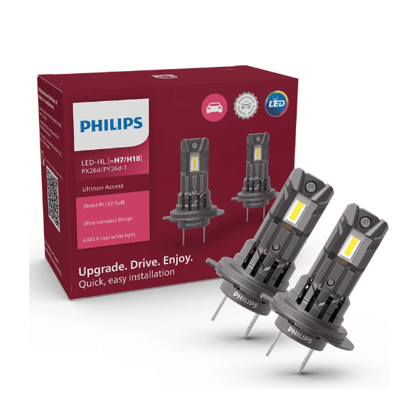 Philips Ultinon Access H7/H18 LED Headlight Bulbs
