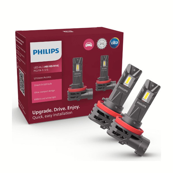 Philips Ultinon Access H8 / H9 / H16 LED Headlight Bulbs