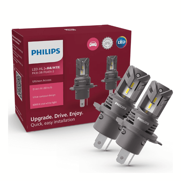 Philips Ultinon Access H4 / H19 LED Headlight Bulbs