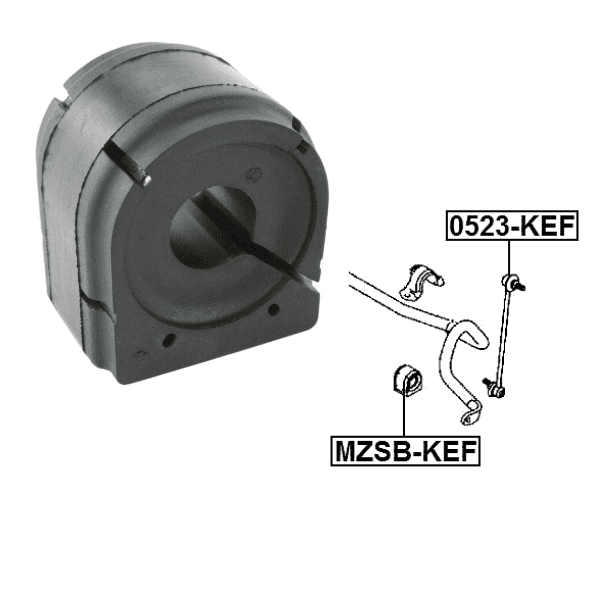 Front Stabilizer Bar Bush Mazda 2/Demio DJ/DL & Mazda CX-5 KE