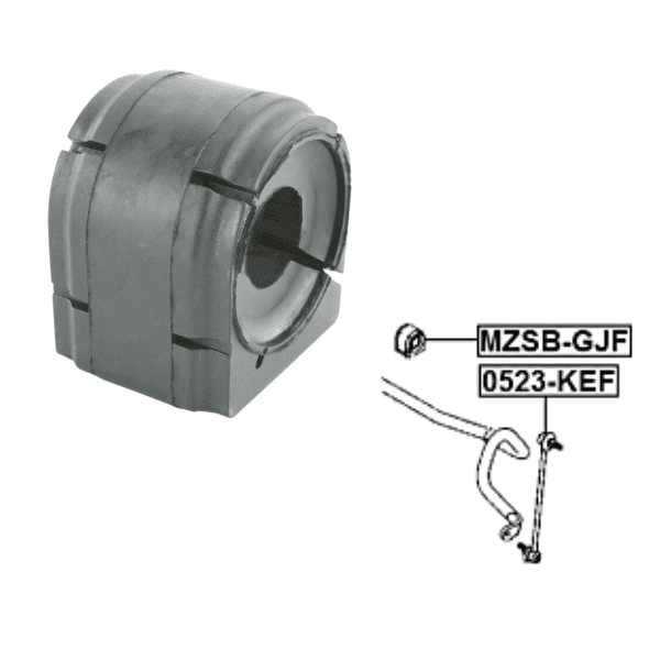 Front Stabilizer Bar Bush (19 mm) Mazda 3 Axela BM/BN, Mazda 6 Atenza GJ/GL, CX-3 DK, CX-5 KF, CX-9,Mazda 2 Demio DJ/DL
