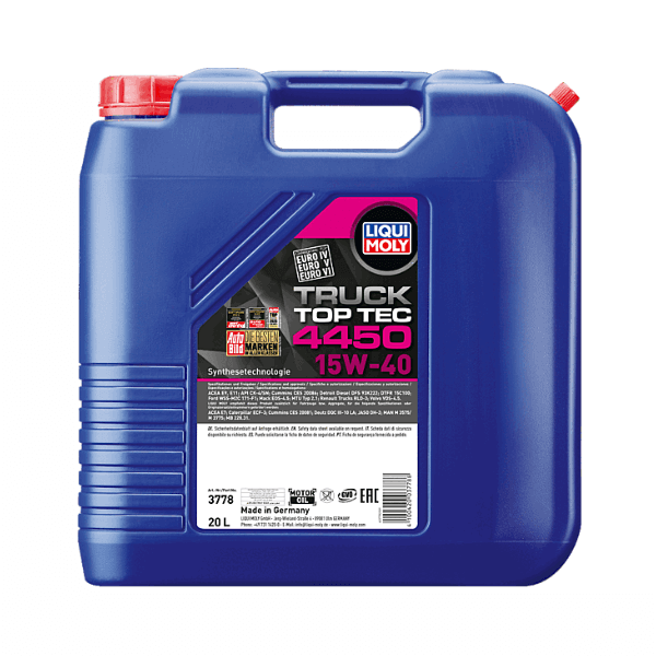 15W-40 20 Litres Top Tec Truck 4450