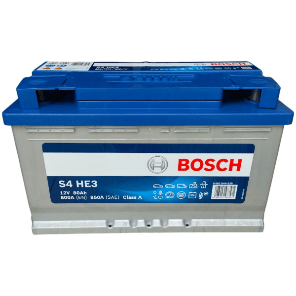 Bosch DIN80 AGM Battery S4 HA3 – 12V 80Ah 850CCA