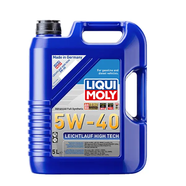 Liqui Moly Leichtlauf High Tech 5W-40 Engine Oil 5L