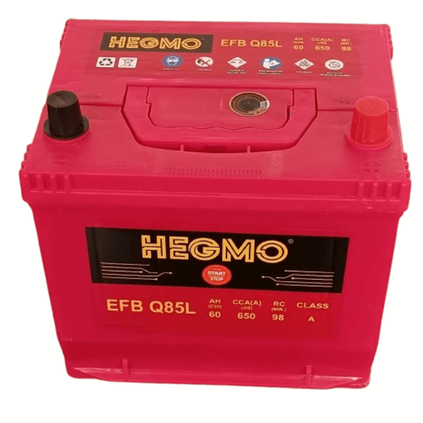Hegmo EFB Q85L 60Ah Start-Stop Car Battery 650 CCA