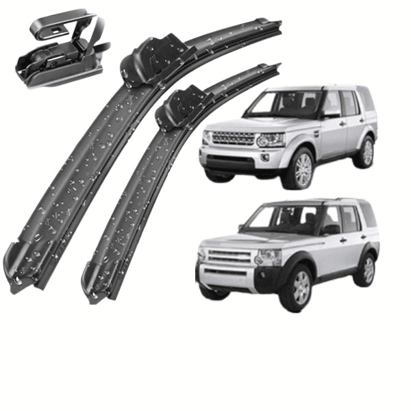 Bosch Front Wiper Blades Pair Land Rover Discovery 3 & Discovery 4 (LR3 / LR4)