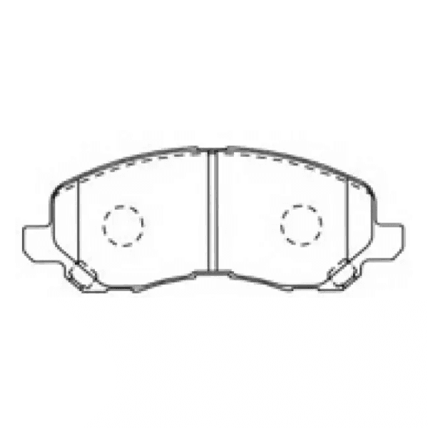 D6108 MK Front Brake Pad Set Mitsubishi, Jeep & Chrysler