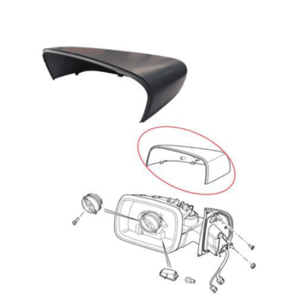 Land Rover Mirror Housing Cover RH/LH LR035091 LR035092 – Discovery 4, Discovery 5, Range Rover L405, Range Rover Sport L494