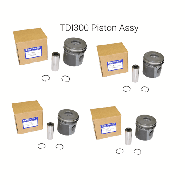 ERR2410 Piston with Rings STD Land Rover 300 TDi Defender, Discovery 1, Range Rover Classic
