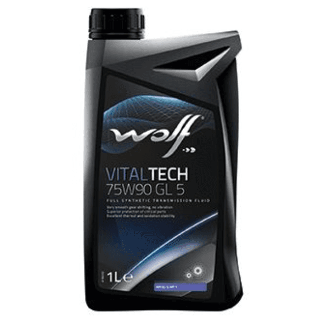 Wolf VitalTech 75W90 GL-5 – 1L | Full Synthetic Transmission Gear Oil
