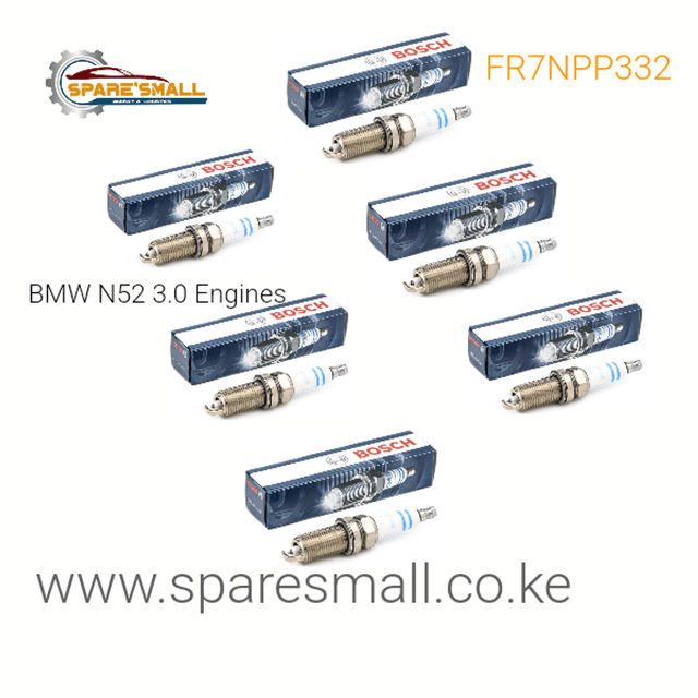 Genuine Bosch Spark Plugs 6pc kit 12120032138 / FR7NPP332 / 0242236510
