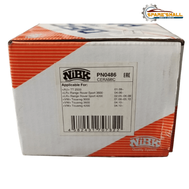 NiBK PN0486 7L6698151E Front Brake Pads VW Touareg 7P 7L price in Nairobi Kenya