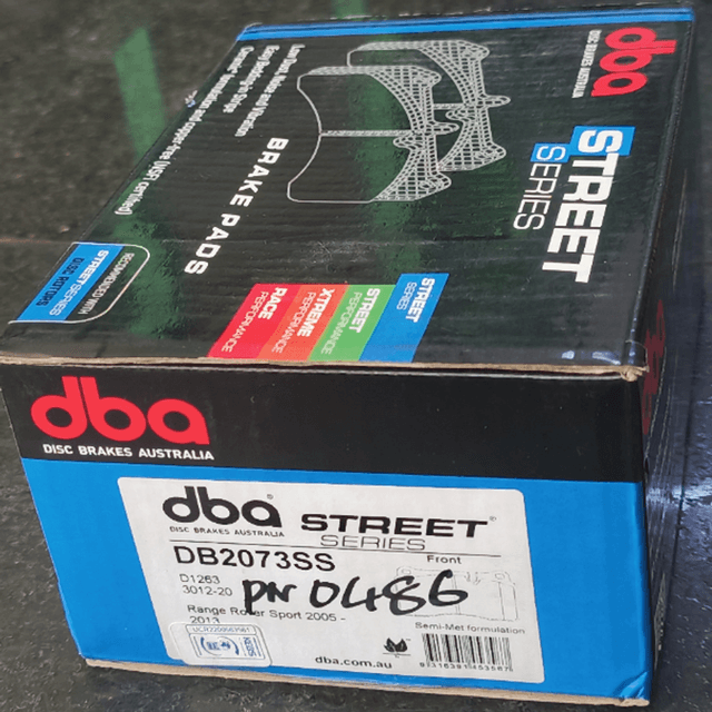 DBA STREET SERIES Front Brake Pads DB2073SS in Kenya | Land Rover L322, Range Rover Sport L320, Volkswagen Touareg 7L, Audi TT RS, A3 II RS3