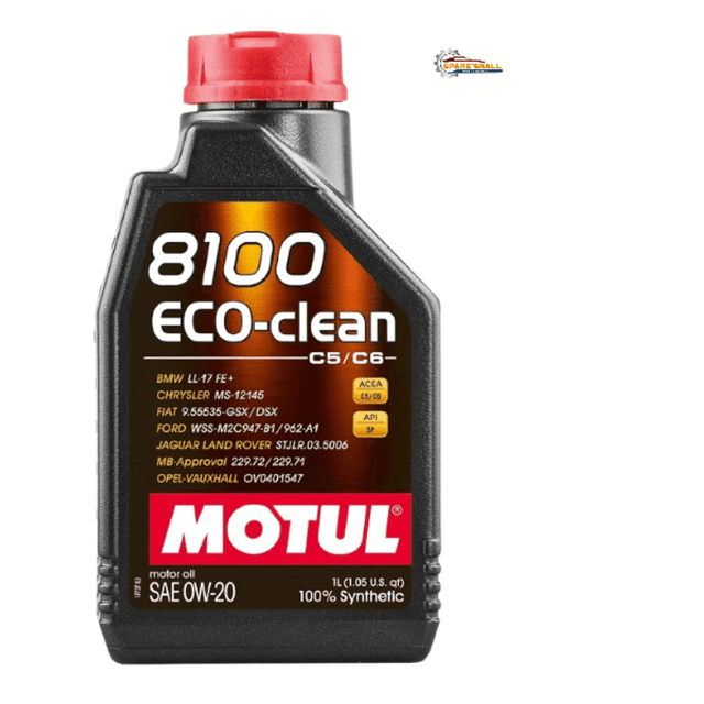 MOTUL 8100 ECO-CLEAN 0W-20 – Full Synthetic Fuel Economy Engine Oil (1L) in Kenya