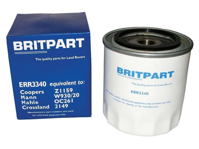 ERR3340 Britpart Oil Filter for Defender, Discovery and Classic 2.5, 200TDI, 300TDI and V8 price in Kenya