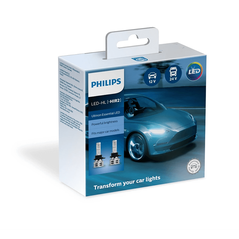 Buy Philips Ultinon Essential HIR2 LED Headlight Bulbs in Kenya – Superior Brightness & Professional Installation