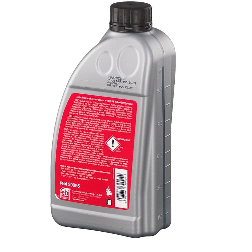 Febi ATF 39095 – Automatic Transmission Fluid | ZF8 ZF9 ATF3+