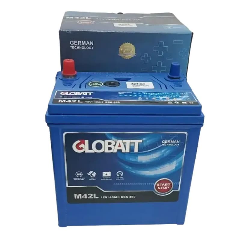 M42 Globatt NS40 40AH 450CCA EFB Start-Stop Battery – Premium Performance & Reliability in Kenya