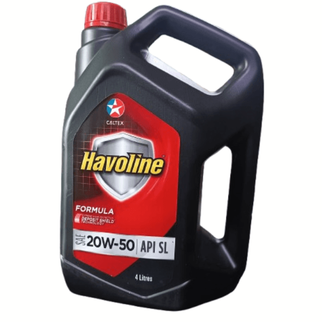 Havoline 20W-50 Engine Oil – 4 Litres | Extreme Wear Protection & Deposit Shield Technology