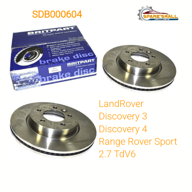 Britpart SDB000604 Front Brake Disc for Land Rover Discovery 3, 4 & Range Rover Sport 2.7 TDV6 at a good price in Nairobi Kenya