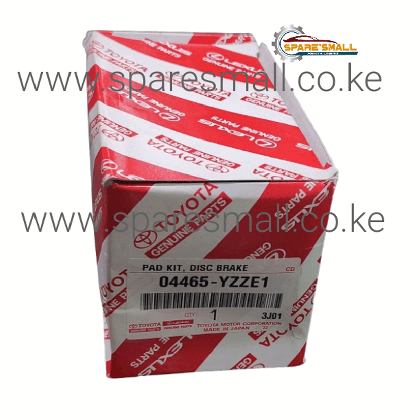 Genuine Toyota Landcruiser Prado 120 & 150 Hilux surf Pajero V97 V98 Front Brake Pads Set 04465-YZZE1 at a good price in Nairobi Kenya
