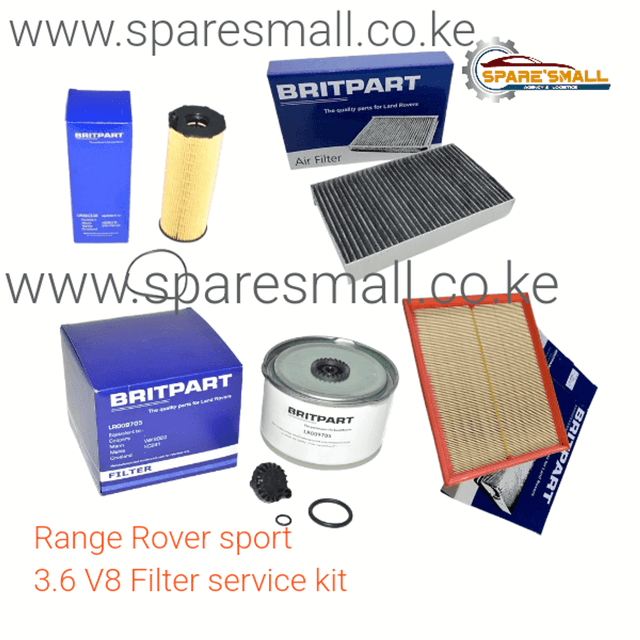 Britpart filter Service Kit for Range Rover Sport 3.6 Diesel – KES 9,200