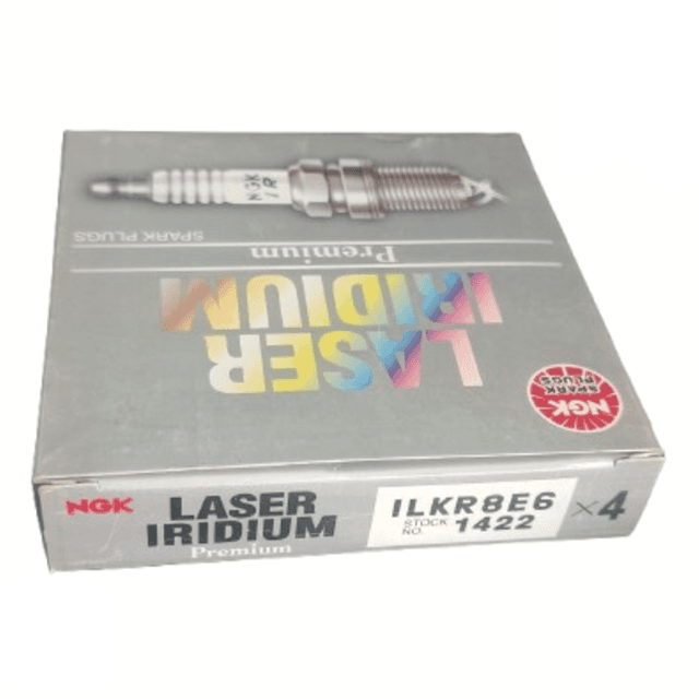 NGK ILKR8E6 Laser Iridium Spark Plugs 1822A021 Mitsubishi Lancer EVO X, Ralliart 4WD