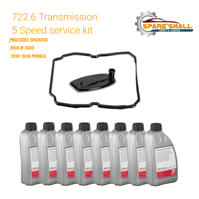 722.6 5 speed Transmission Service Kit with 8L Febi ATF MB 236.14 Mercedes Sprinter 2500 & 3500 2010-2018 at a good price in Kenya