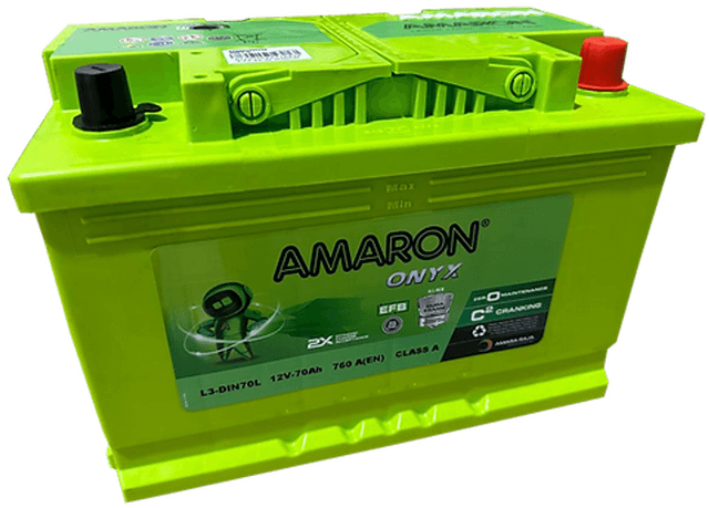 Amaron Onyx Hi-Life Duro EFB L3/DIN74 Battery in Kenya