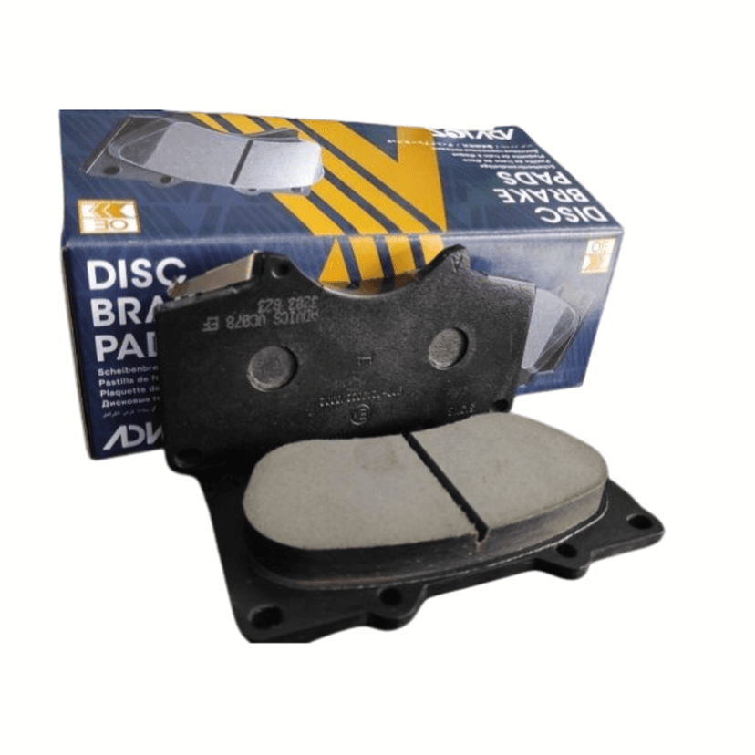 AISIN ADVICS A1N011 Front Brake Pad Set Toyota, Mitsubishi & Lexus 4x4s (Prado 120 150, Pajero V98W, GX, FJ Cruiser, Hilux