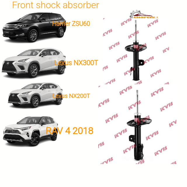 KYB Front Shock Absorbers Lexus NX, Toyota Harrier ZSU60 ,RAV4 New model 3350000/3350001 at a good price in Nairobi Kenya