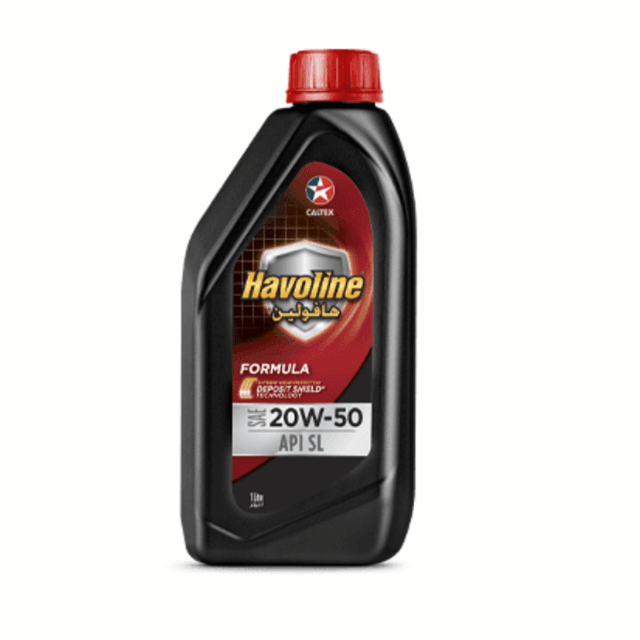Havoline 20W50 1 Litre: Havoline 20W-50 Engine Oil – 1 Litre | Extreme Wear Protection with Deposit Shield Technology