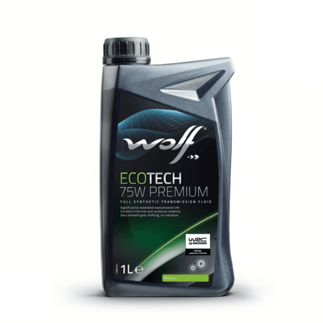 WOLF ECOTECH SAE 75W PREMIUM Manual Transmission Oil – 1L Full Synthetic GL-4+ 1048869