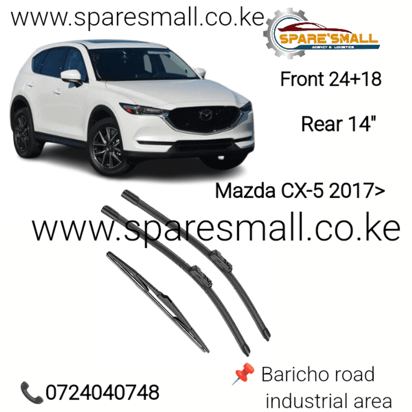 Wiper blade Mazda CX-5 KF 2017 Front and Rear set at a good price in Nairobi Kenya