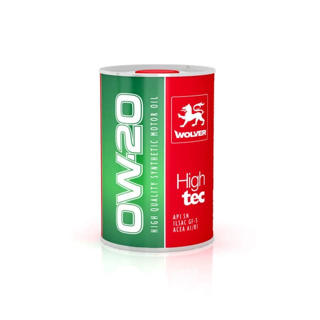 0W-20 Wolver Hightec Synthetic Engine Oil 1L
