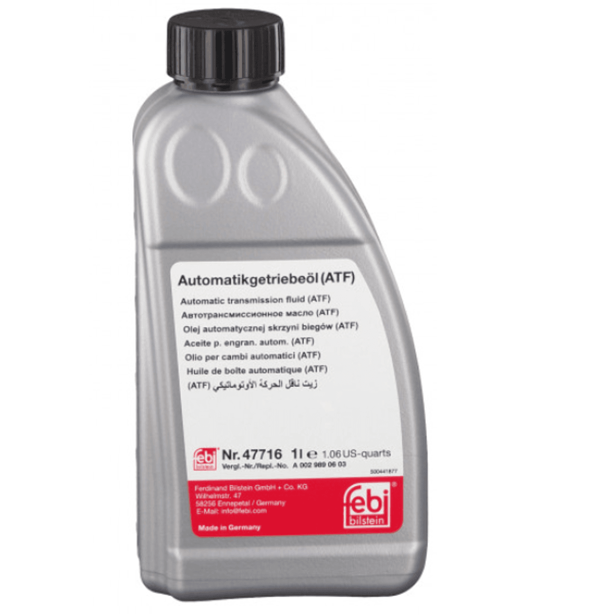 Febi 47716 9G-Tronic Automatic Transmission Fluid 1 Litre –MB 236.16 / MB 236.17 0029890603 at a good price in Kenya